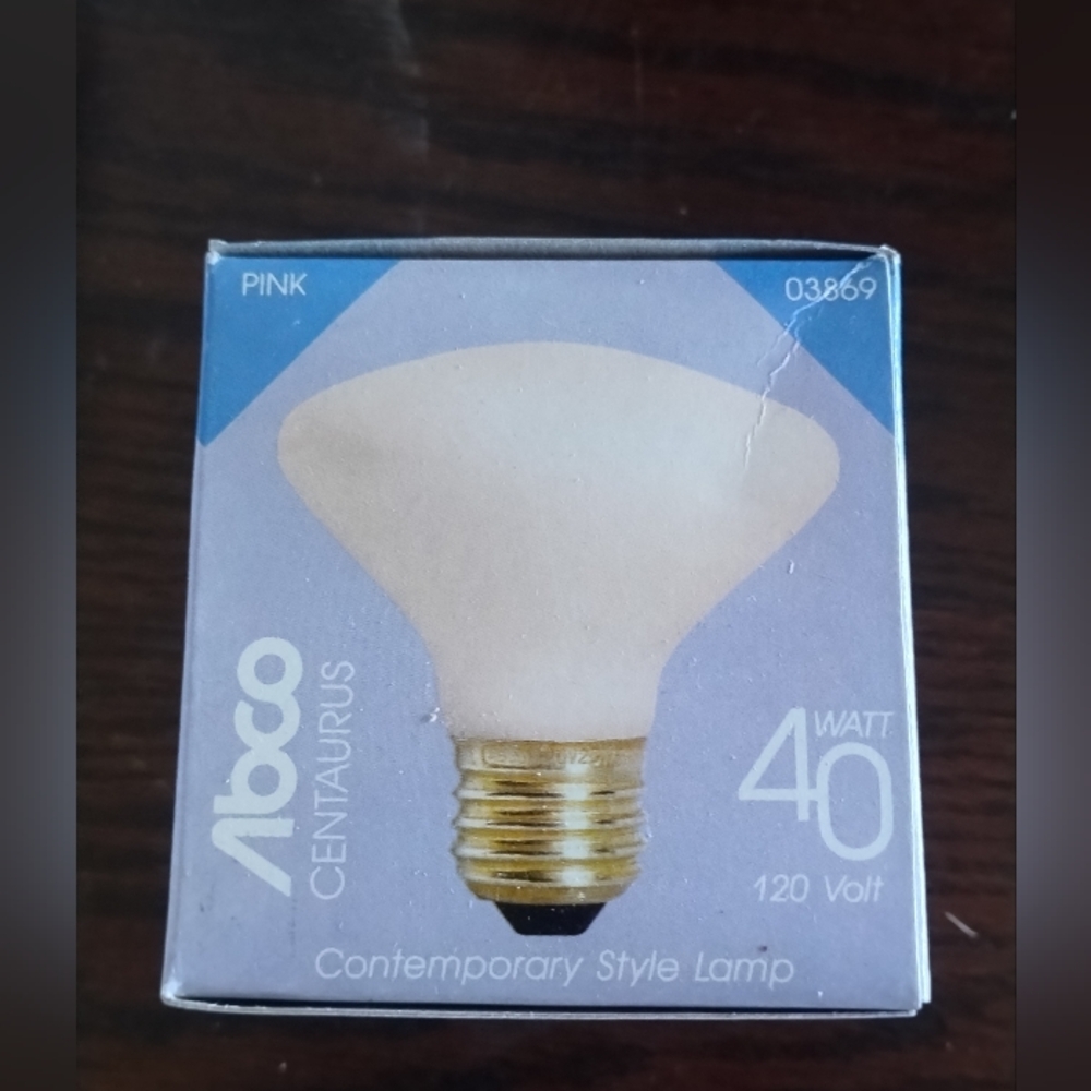 ABCO - Pink - Vanity Light Bulb- 40 Watts  - Standard Base‎ - 3pc